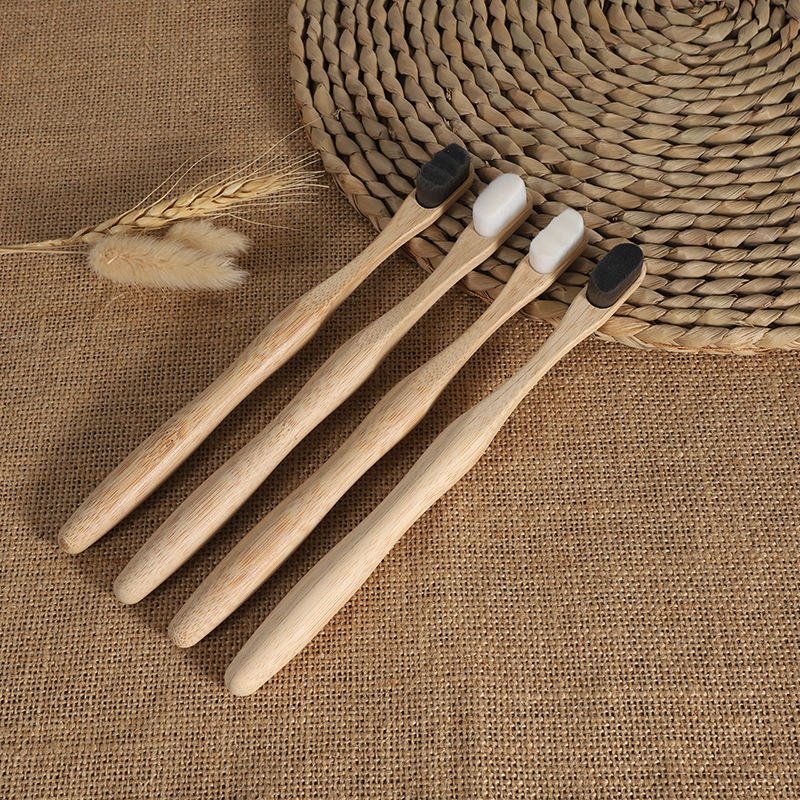 Ultra Fine Soft Toothbrush Million Bristle Adults Bamboo Toothbrush Vegan Teeth Deep Cleaning Dental Oral Care Tooth Brush