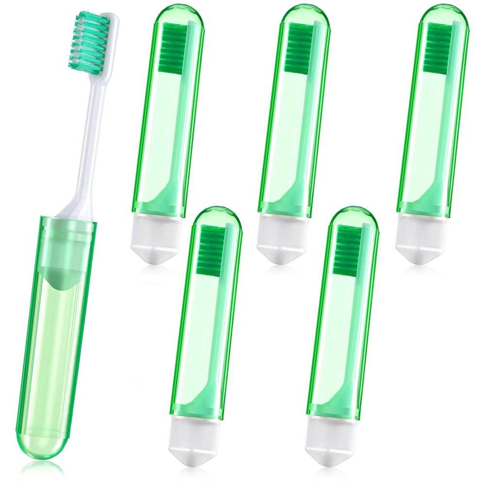 Luxury and Disposable Travel Toothbrush With Toothpaste Inside