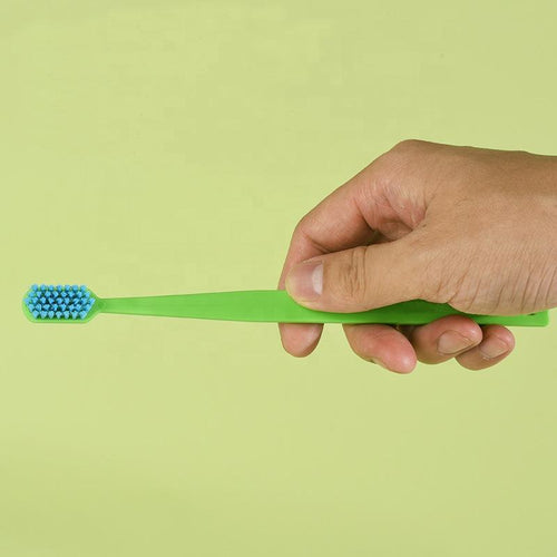 3 Pack Hot Selling Factory Wholesale Nordic Style Wide Head Toothbrush with Soft Bristles PP Handle for Home Use