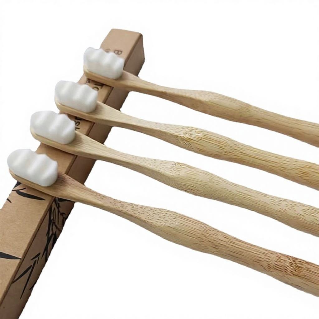 Super Soft Wave Bamboo Nano Toothbrush