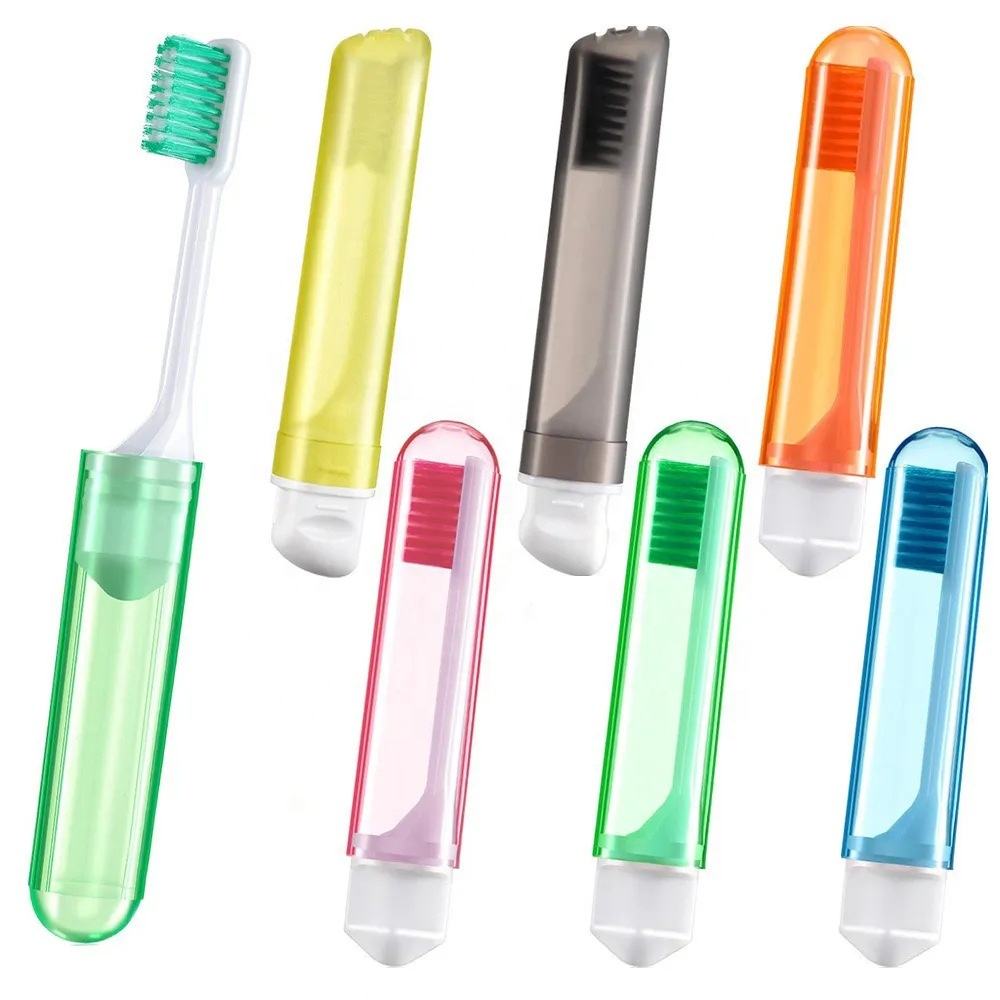 Luxury and Disposable Travel Toothbrush With Toothpaste Inside