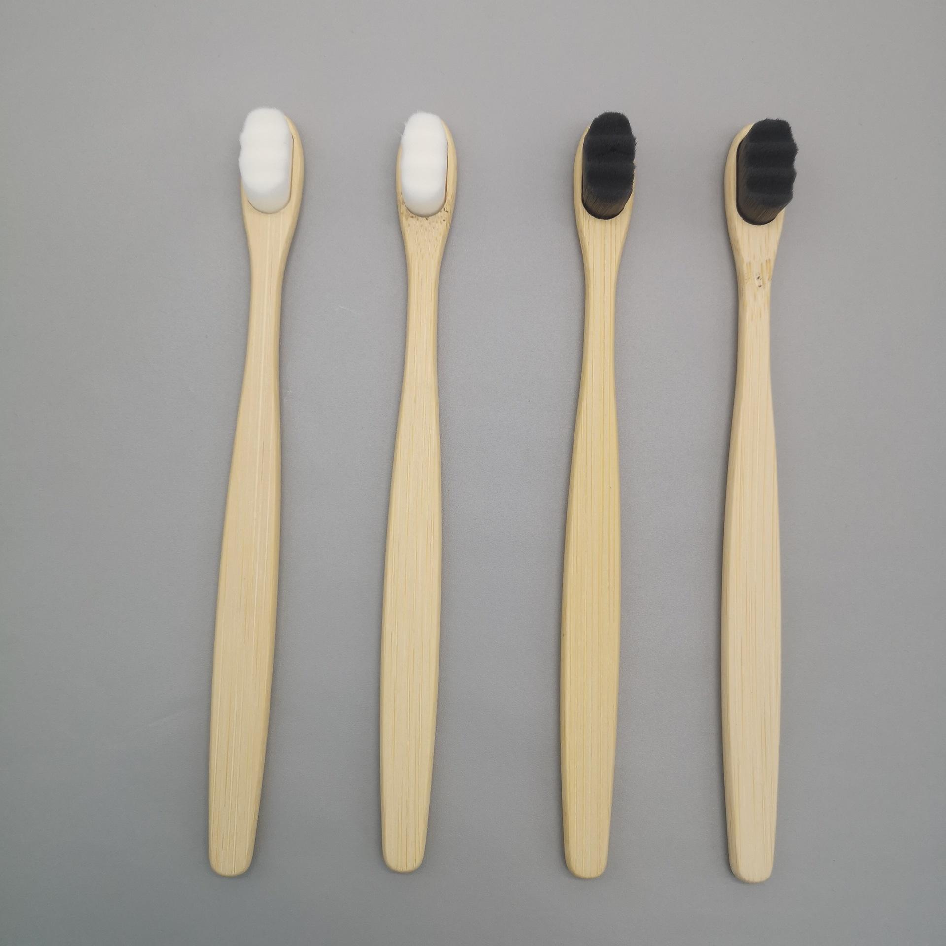 Ultra Fine Soft Toothbrush Million Bristle Adults Bamboo Toothbrush Vegan Teeth Deep Cleaning Dental Oral Care Tooth Brush